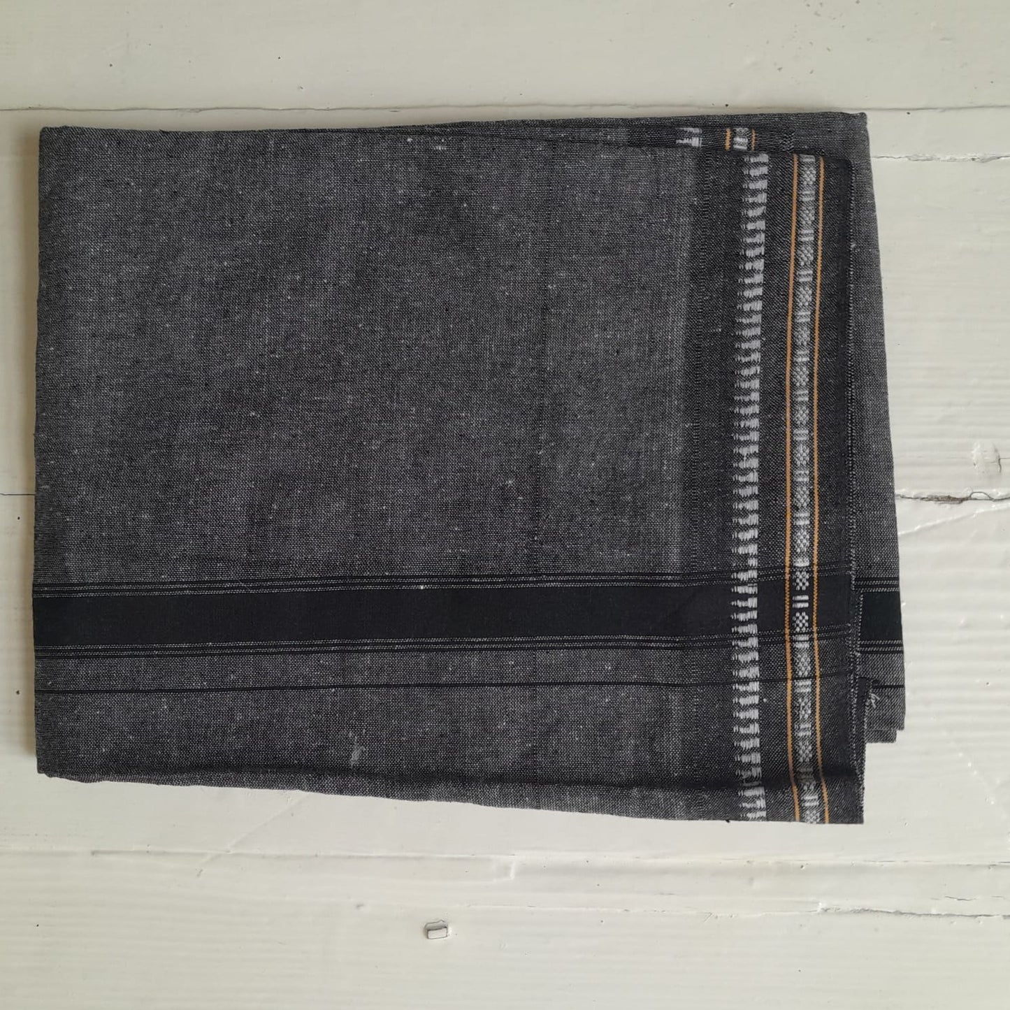 Grey Handloomed Lungis